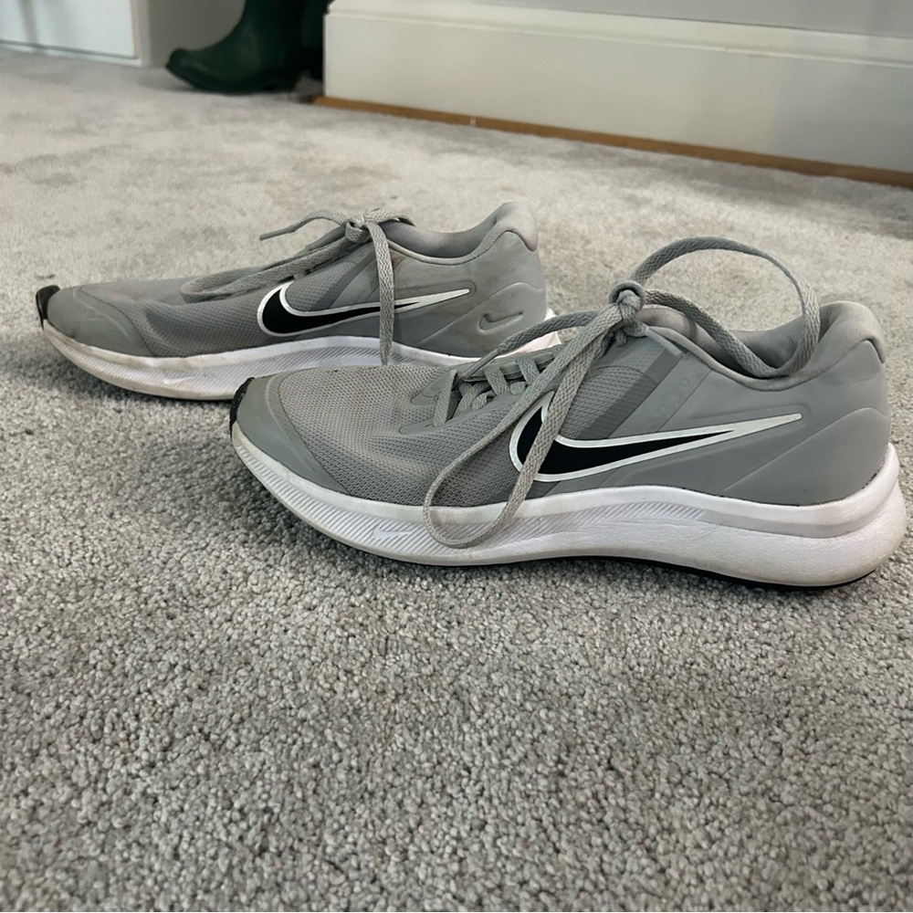 Nike Gray Athletic Shoes